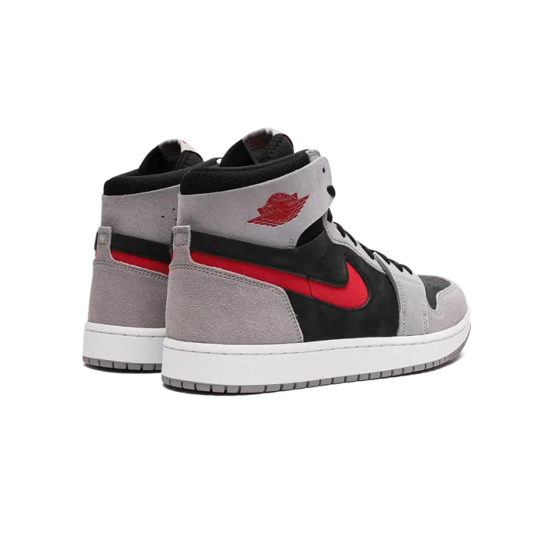 Jordan Jordan 1 High Zoom Air CMFT 2 Black Fire Red Cement Mens