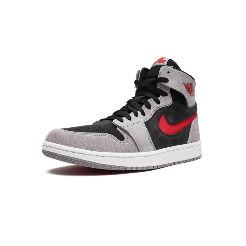 Jordan Jordan 1 High Zoom Air CMFT 2 Black Fire Red Cement Mens