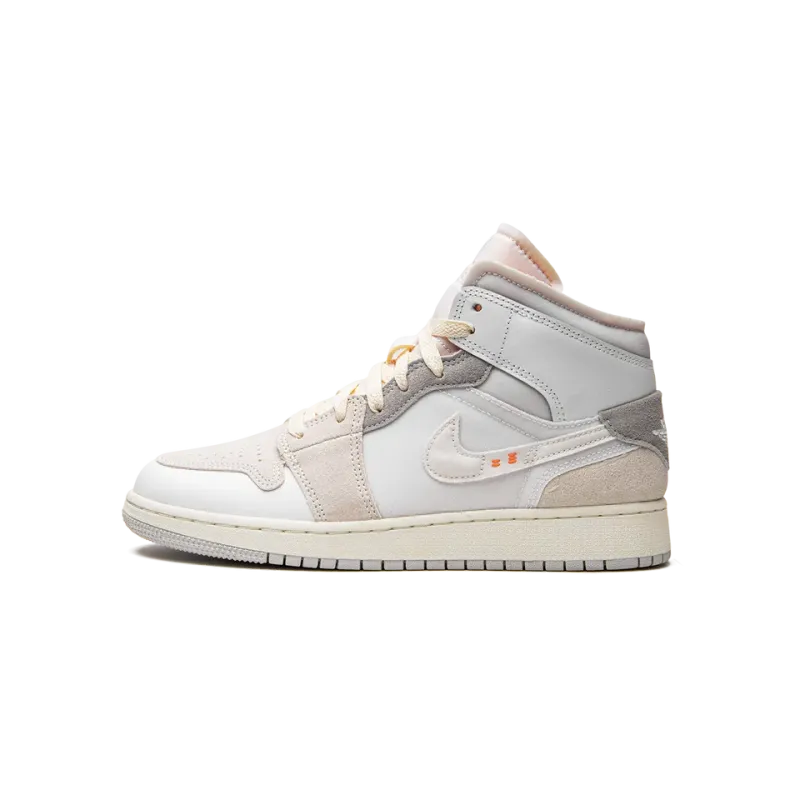 Jordan Jordan 1 Mid SE Craft GS Inside Out Grade School