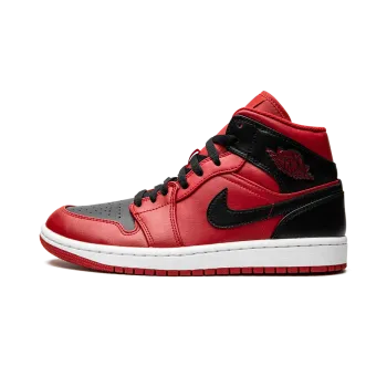 Jordan Jordan 1 Mid Reverse Bred Mens