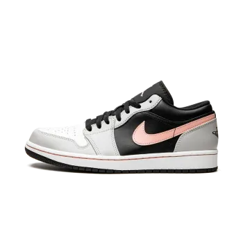 Jordan Air Jordan 1 Low Black Grey Coral Mens