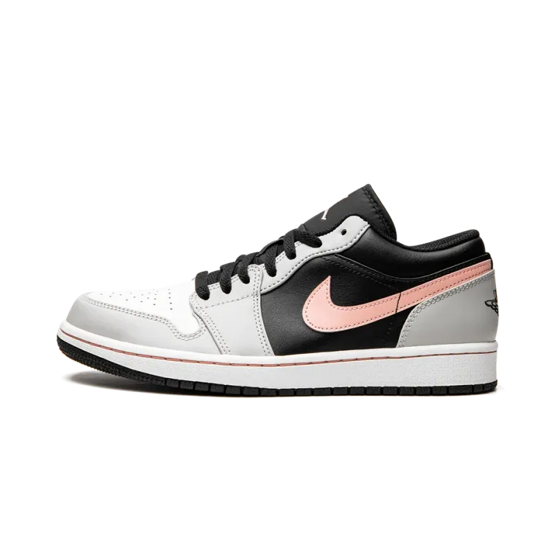 Jordan Air Jordan 1 Low Black Grey Coral Mens