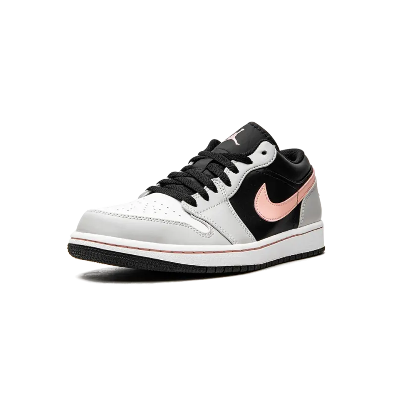 Jordan Air Jordan 1 Low Black Grey Coral Mens