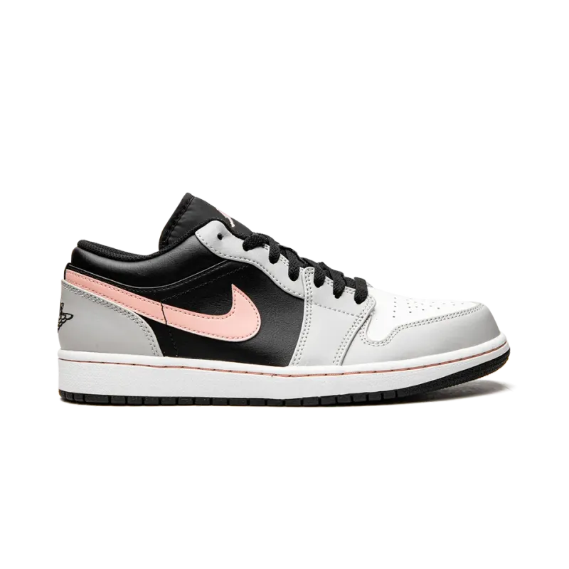 Jordan Air Jordan 1 Low Black Grey Coral Mens
