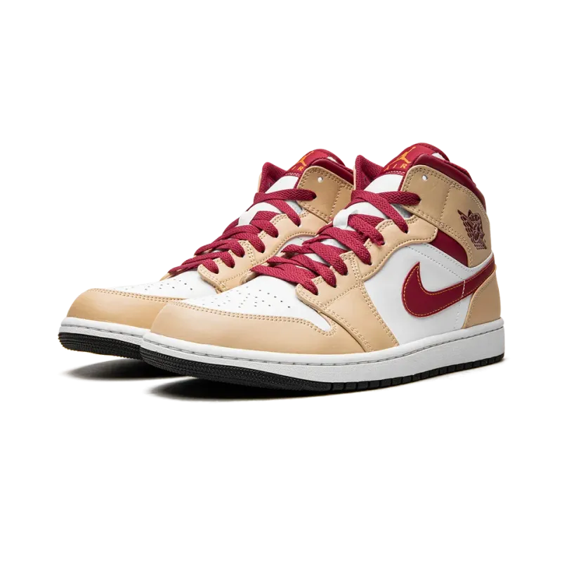 Jordan Air Jordan 1 Mid Light Curry Mens