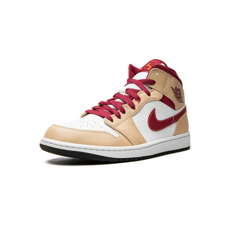 Jordan Air Jordan 1 Mid Light Curry Mens