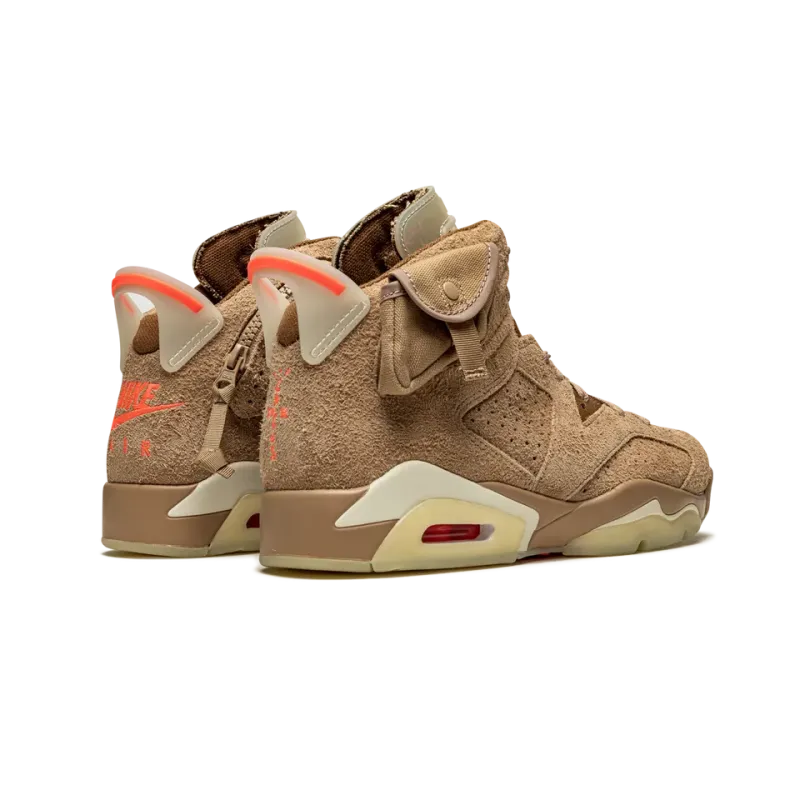 Jordan Air Jordan 6 Retro Travis Scott - British Khaki Mens