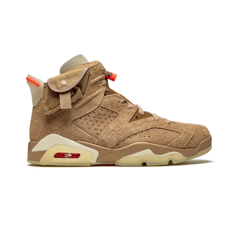 Jordan Air Jordan 6 Retro Travis Scott - British Khaki Mens