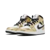 Jordan Air Jordan 1 Mid SE GS Metallic Gold Grade School