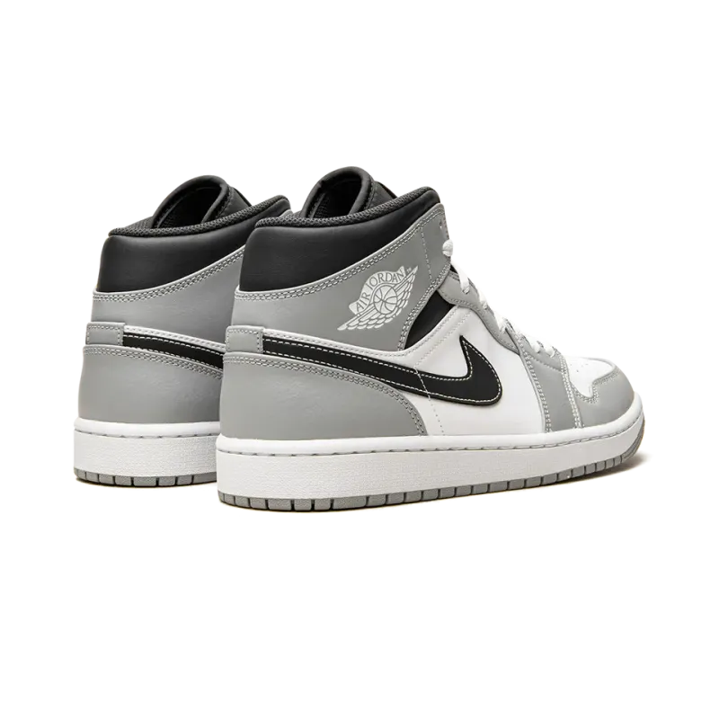 Jordan Air Jordan 1 Mid Light Smoke Grey 2.0 Mens