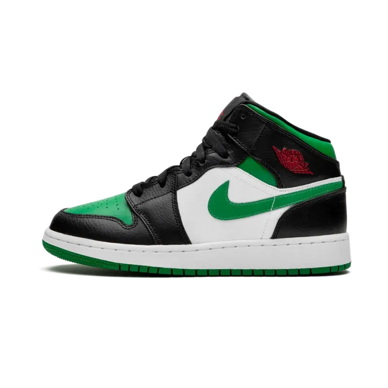 Jordan Air Jordan 1 Mid GS Green Toe Grade School