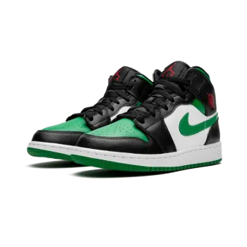 Jordan Air Jordan 1 Mid GS Green Toe Grade School