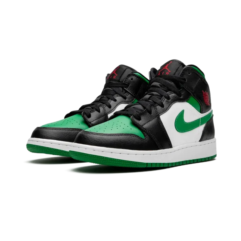 Jordan Air Jordan 1 Mid GS Green Toe Grade School