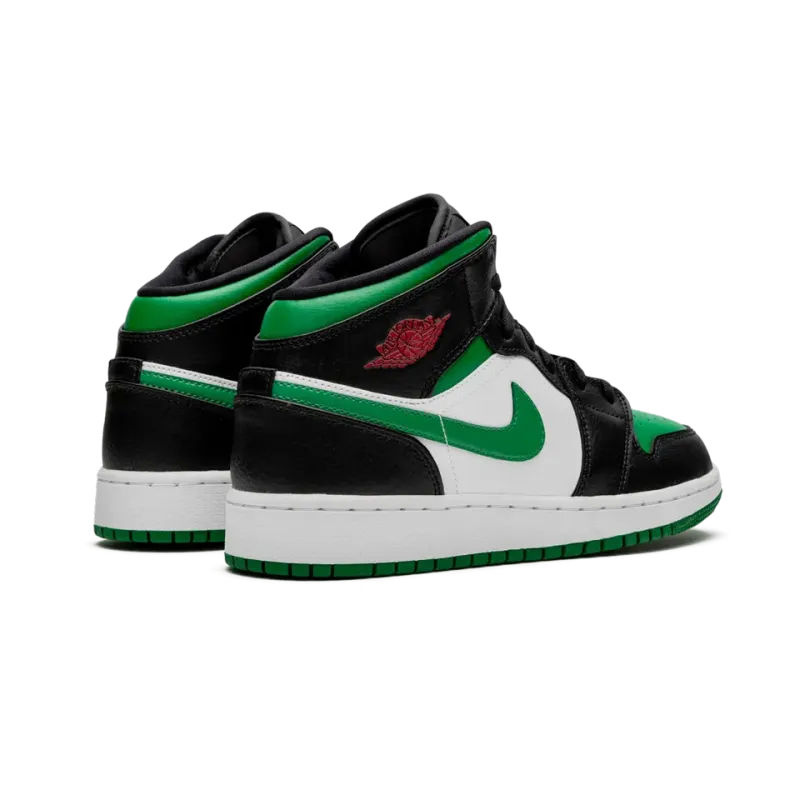 Jordan Air Jordan 1 Mid GS Green Toe Grade School
