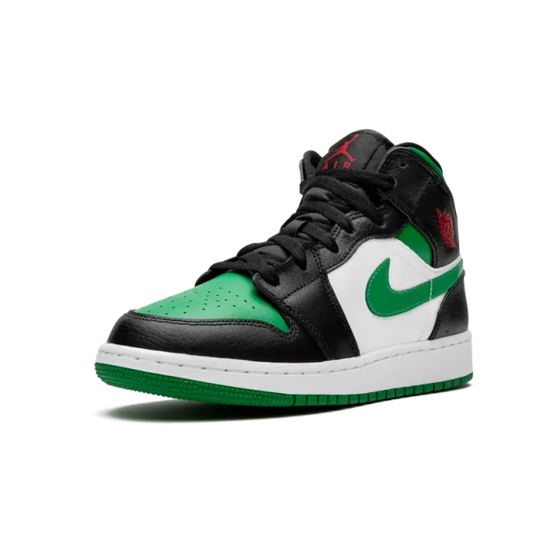 Jordan Air Jordan 1 Mid GS Green Toe Grade School