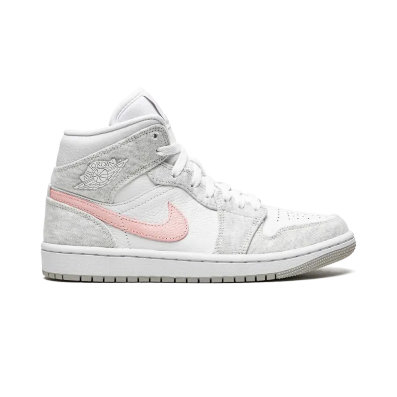 Jordan AIR JORDAN 1 MID SE WMNS Heather Grey / Pink Womens