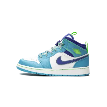 Jordan Jordan 1 Mid SE GS Sprite Blue Grade School