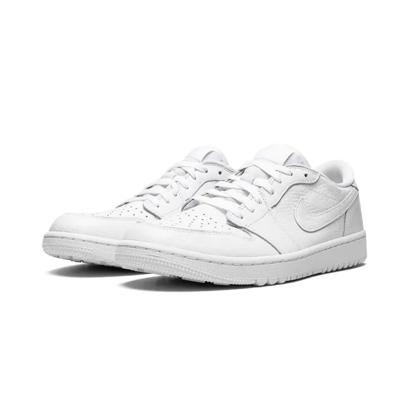Jordan Air Jordan 1 Low Golf Triple White Mens