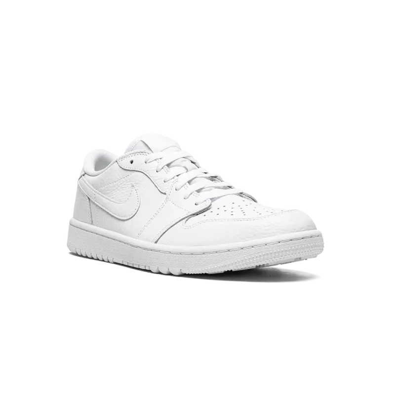 Jordan Air Jordan 1 Low Golf Triple White Mens
