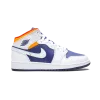 Jordan Air Jordan 1 Mid GS White Deep Royal Blue Grade School