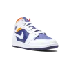 Jordan Air Jordan 1 Mid GS White Deep Royal Blue Grade School