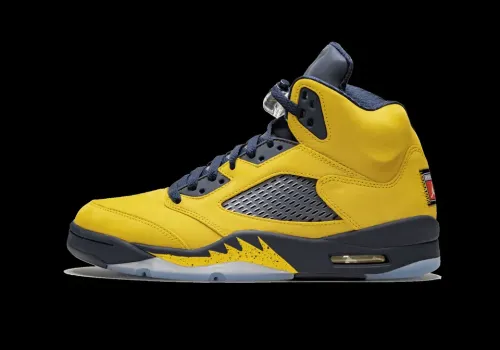 Air Jordan 5 Retro SE “Michigan” — Maize and Navy Heritage on the Court