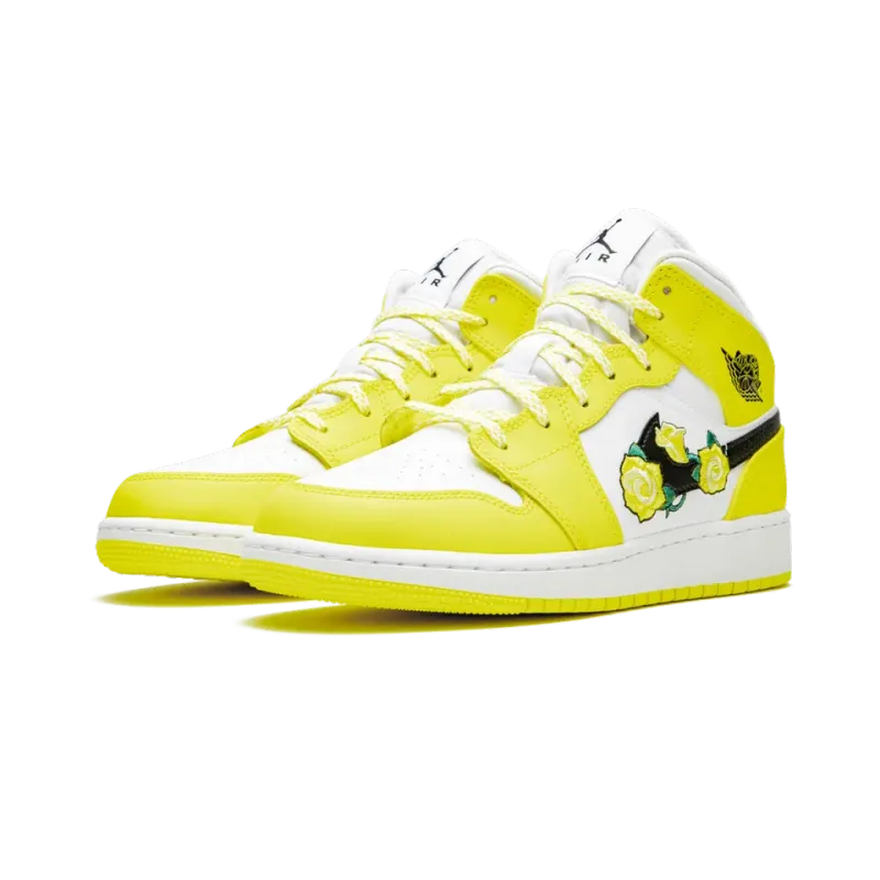 Jordan Air Jordan 1 Mid GS Dynamic Yellow Grade School