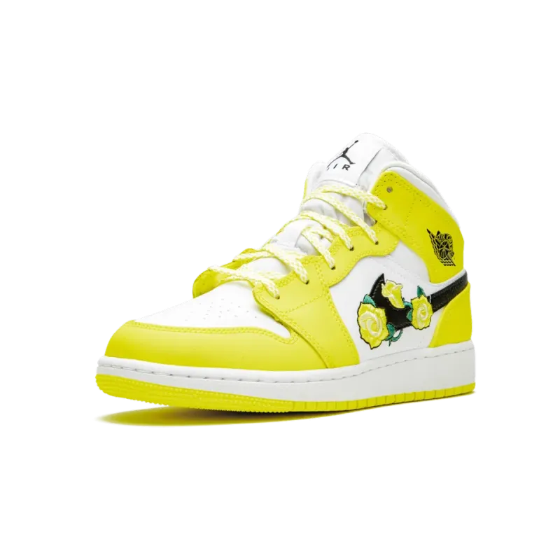 Jordan Air Jordan 1 Mid GS Dynamic Yellow Grade School