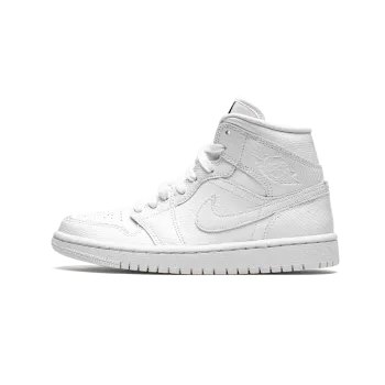 Jordan AIR JORDAN 1 MID WMNS White Snakeskin Womens