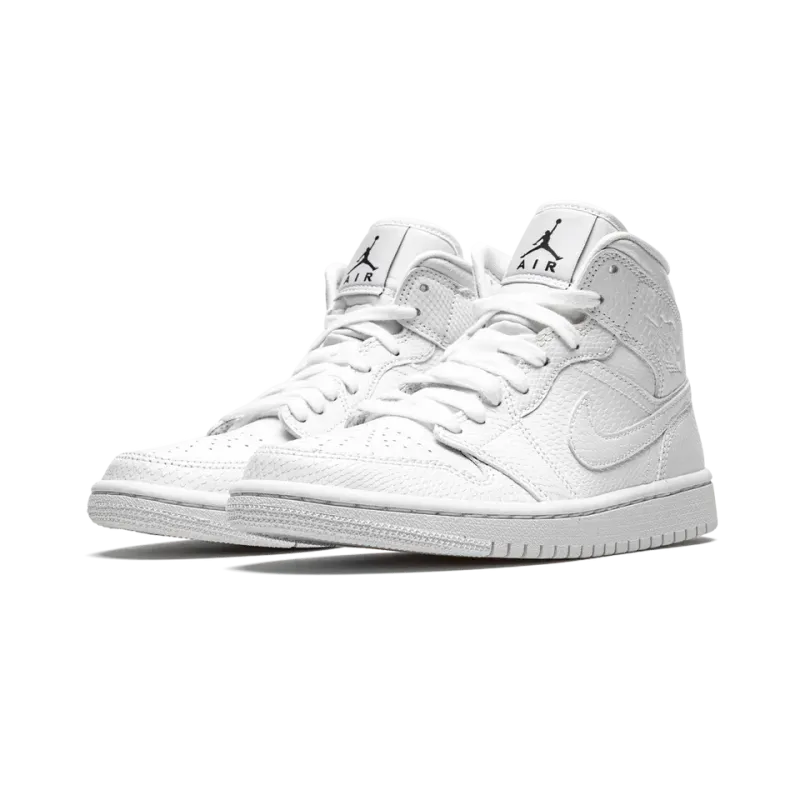 Jordan AIR JORDAN 1 MID WMNS White Snakeskin Womens