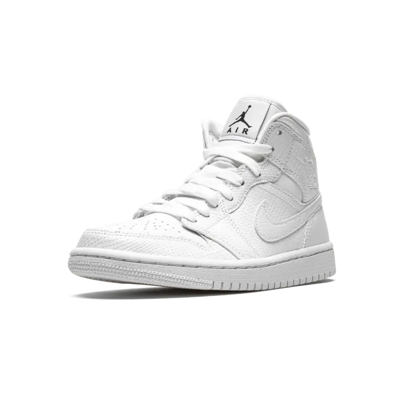 Jordan AIR JORDAN 1 MID WMNS White Snakeskin Womens