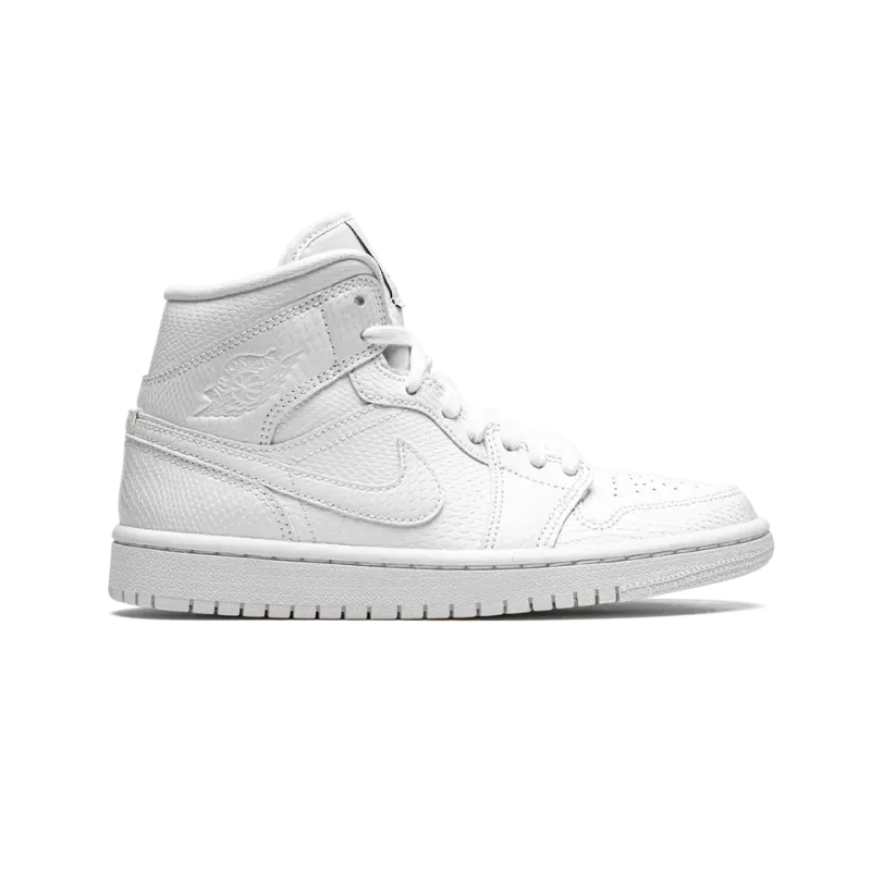 Jordan AIR JORDAN 1 MID WMNS White Snakeskin Womens