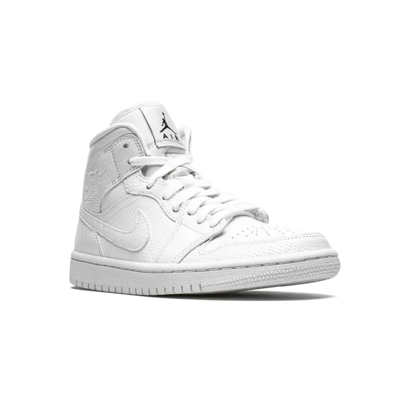 Jordan AIR JORDAN 1 MID WMNS White Snakeskin Womens