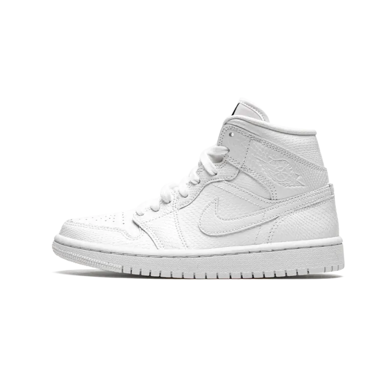 Jordan AIR JORDAN 1 MID WMNS White Snakeskin Womens
