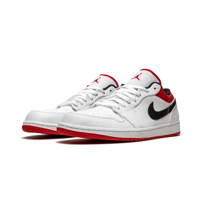 Jordan Air Jordan 1 Low White University Red Mens