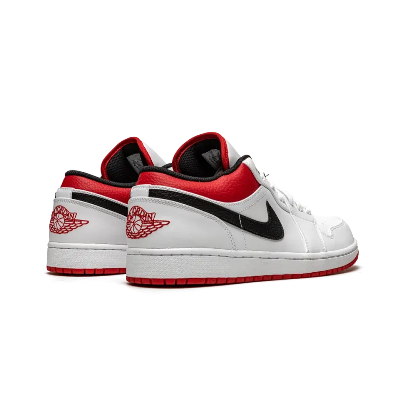 Jordan Air Jordan 1 Low White University Red Mens