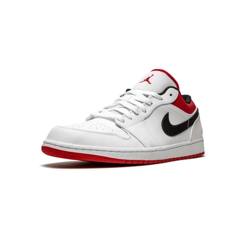 Jordan Air Jordan 1 Low White University Red Mens