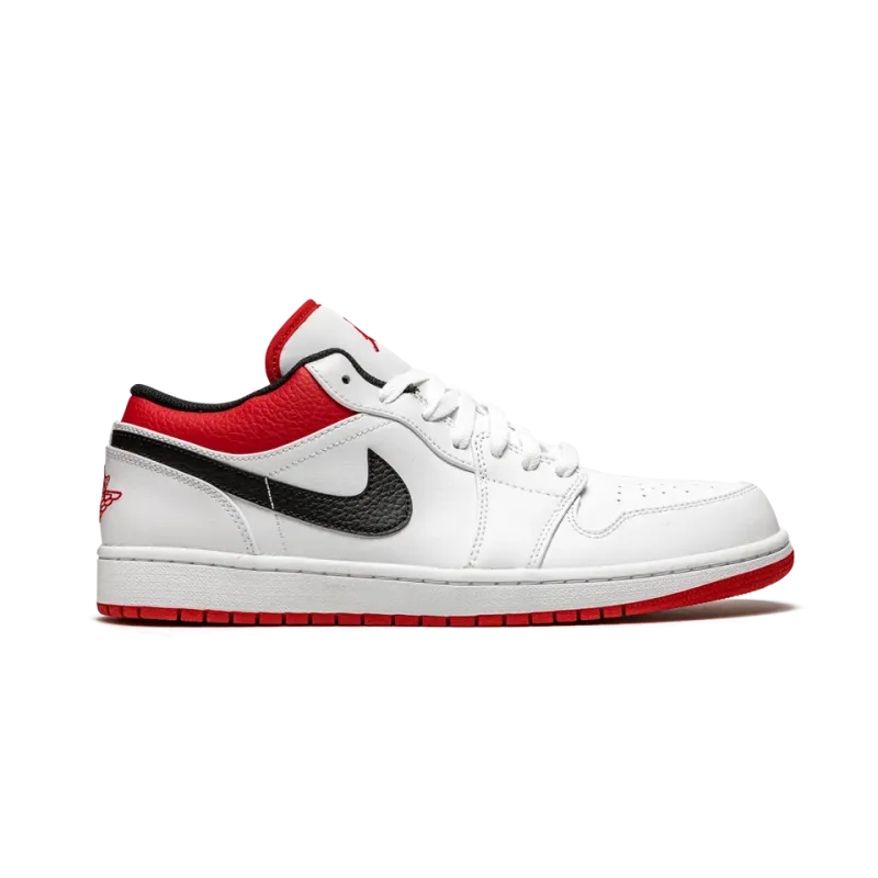 Jordan Air Jordan 1 Low White University Red Mens
