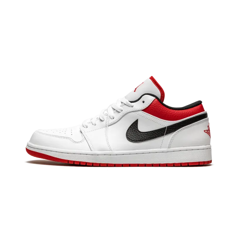 Jordan Air Jordan 1 Low White University Red Mens