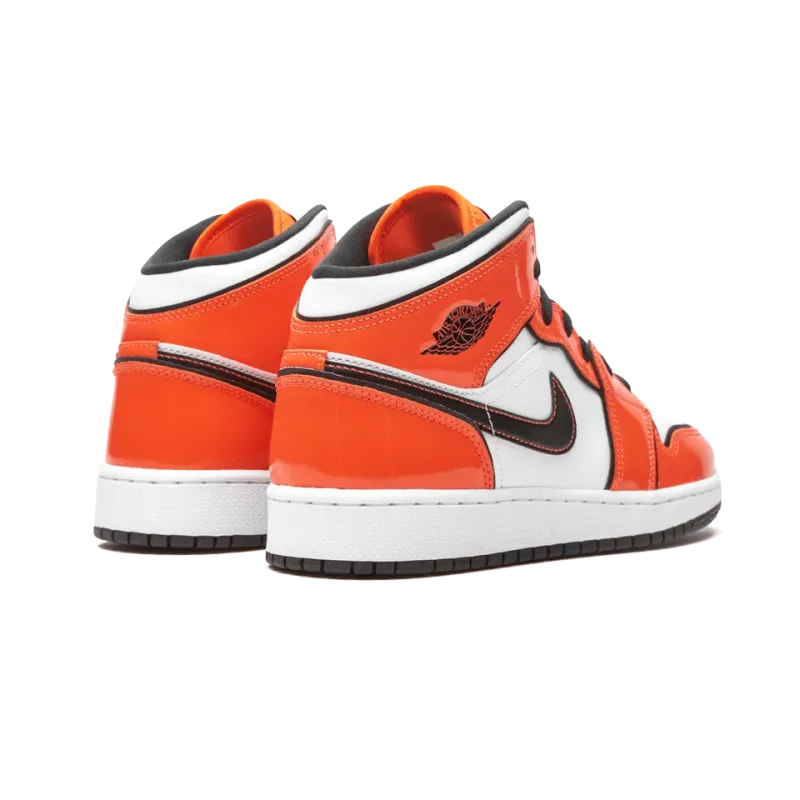 Jordan Air Jordan 1 Mid SE GS Turf Orange Grade School