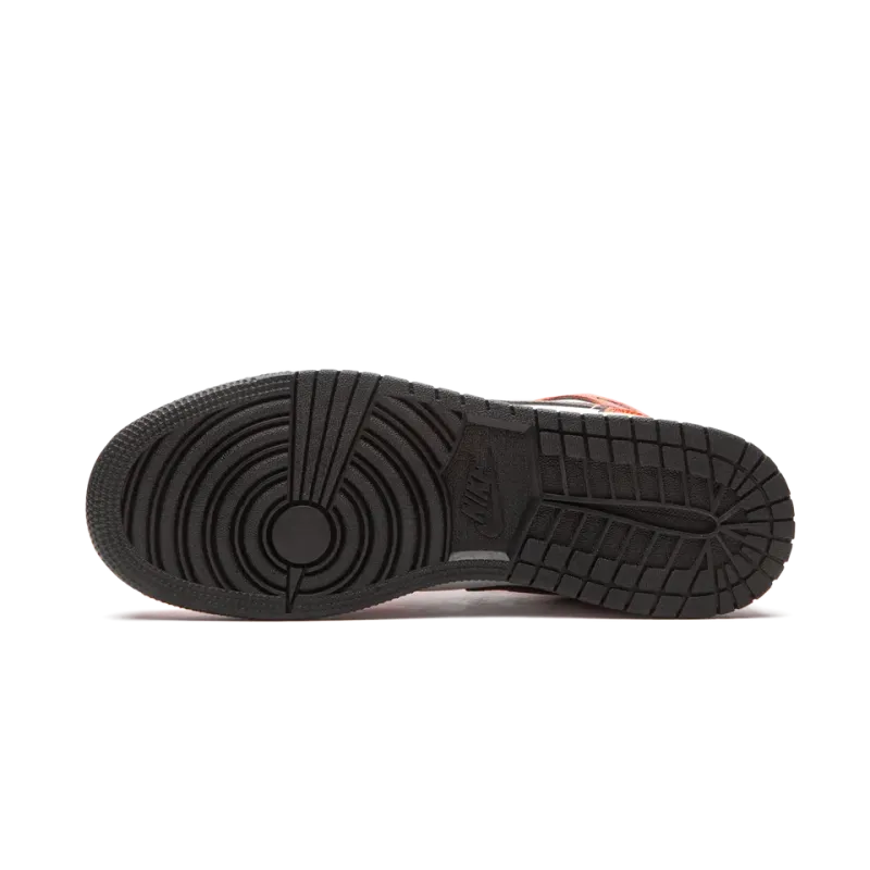 Jordan Air Jordan 1 Mid SE GS Turf Orange Grade School