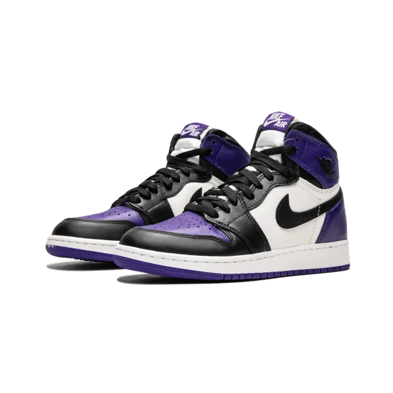 Jordan Air Jordan 1 Retro GS Court Purple Grade School