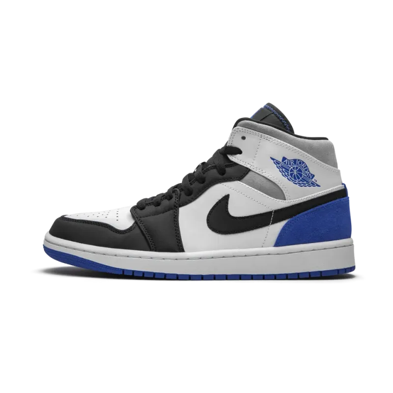 Jordan Air Jordan 1 Mid SE Game Royal Black Toe Mens