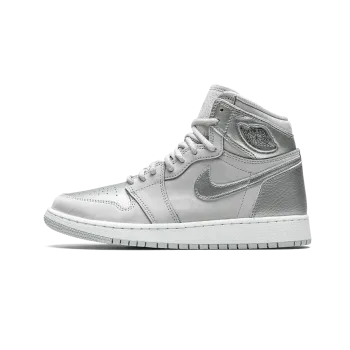 Jordan Air Jordan 1 High OG GS Co.JP - Metallic Silver Grade School