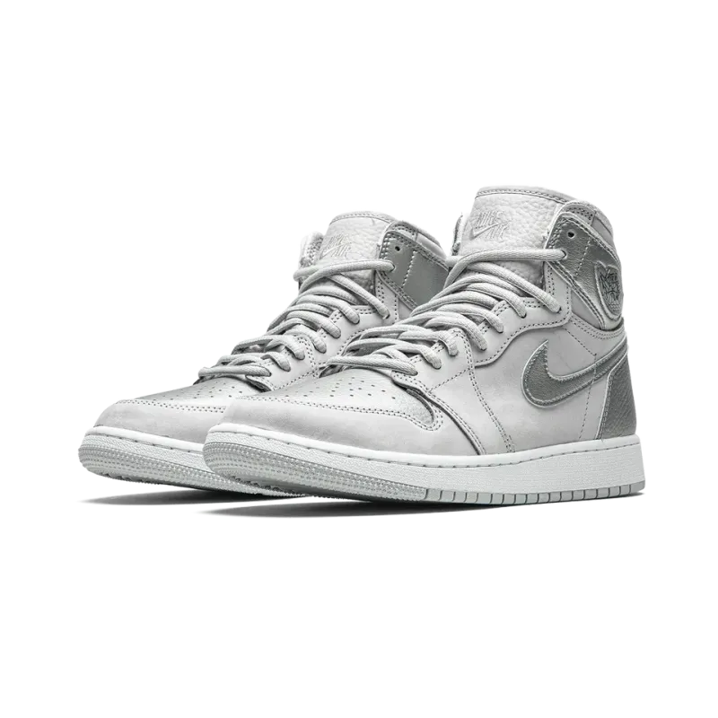 Jordan Air Jordan 1 High OG GS Co.JP - Metallic Silver Grade School