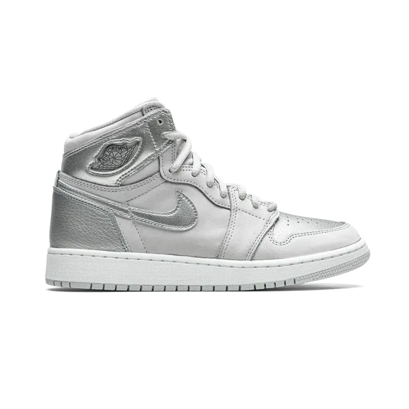 Jordan Air Jordan 1 High OG GS Co.JP - Metallic Silver Grade School