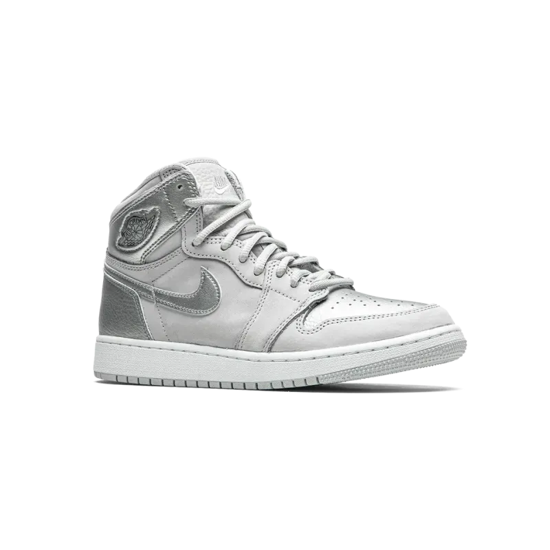 Jordan Air Jordan 1 High OG GS Co.JP - Metallic Silver Grade School