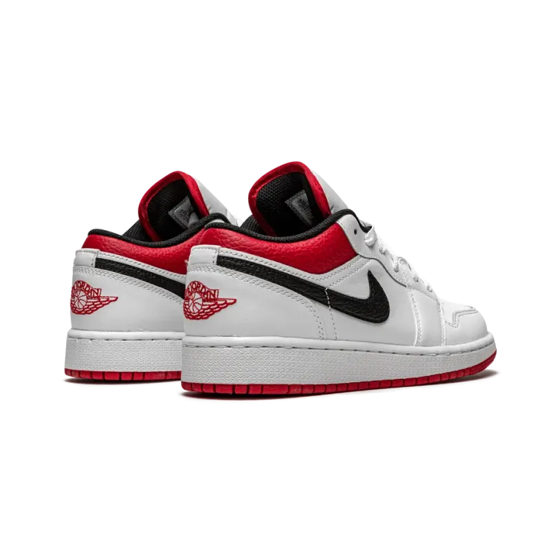 Jordan Air Jordan 1 Low GS White / Gym Red Grade School