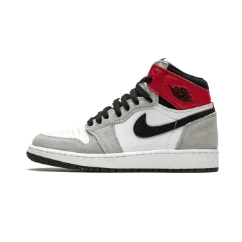 Jordan Air Jordan 1 Retro High OG GS Light Smoke Grey Pre School
