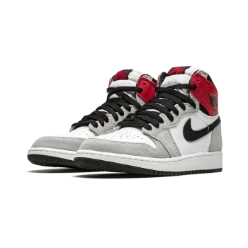 Jordan Air Jordan 1 Retro High OG GS Light Smoke Grey Pre School
